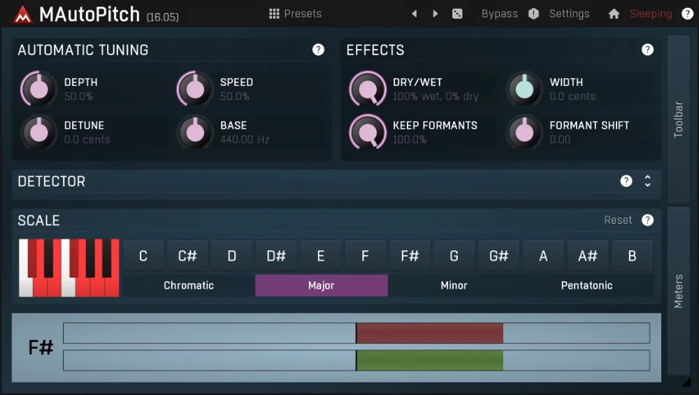 MAutoPitch auto tune vst plugin