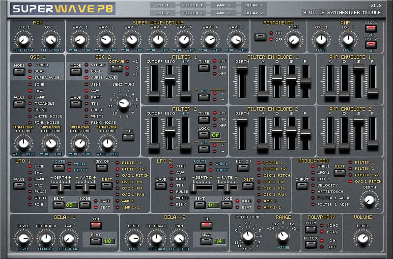 A close-up of a Superwave control panel.