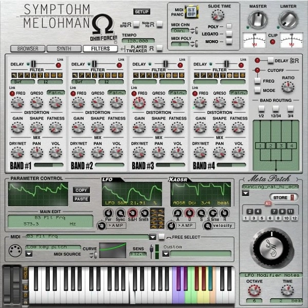 Legacy Symptohm by Ohm Force GUI