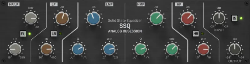 Screenshot of SSQ GUI