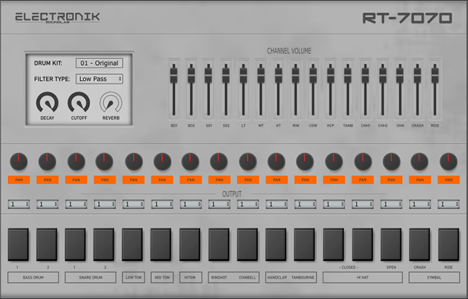 RT-7070 GUI Screenshot