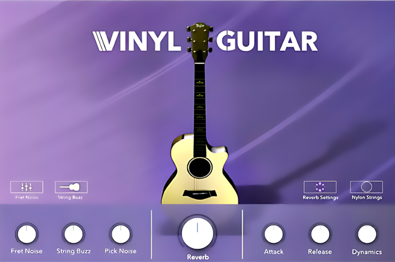 Vinyl Guitar interface artwork