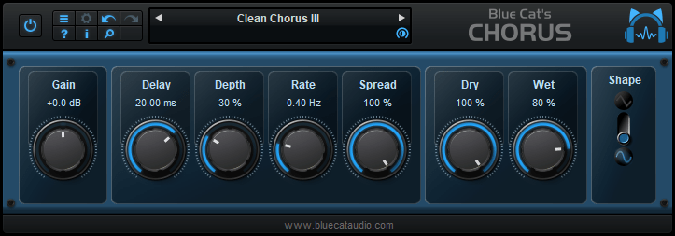 Blue Cat’s Chorus by Blue Cat Audio GUI