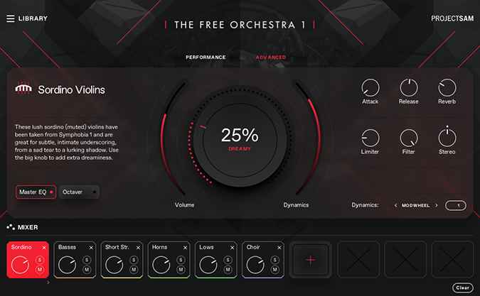 The Free Orchestra by ProjectSAM GUI